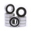 10 Pack 6205-2RS Double Rubber Seal Bearing 25x52x15mm,Pre Lubricated,Stable Performance,Cost Effective, Deep Groove Ball Bearings…