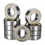 10 PCS 6206ZZ Deep Groove Ball Bearings, ID 30mm x OD 62mm x Width 16mm Double Metal Shielded Ball Bearing