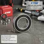 KYDE 5 Pcs 1640-2RS Premium Inch Ball Bearing, 7/8" x 2" x 9/16", Heavy-Duty Replacement for Lawnmower Spindles, Gearboxes & Conveyor Systems