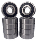 KYDE 10 Pack 1628 - 2RS Deep Groove Ball Bearings 5/8" x1 - 5/8 x1/2" Bore Double Sealed Chrome Steel Ball Bearing… - KYDE Bearing