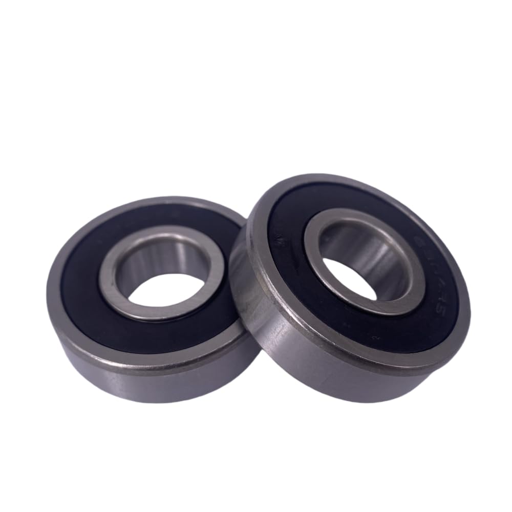 10 PCS 6304-2RS 20x52x15mm Ball Bearing Double Rubber Seal Bearings Replacement for Pool Motor Bearings, Snowmobile,Yamaha Roadstar Rear Wheel, Lawn Mower Deck Spindle…