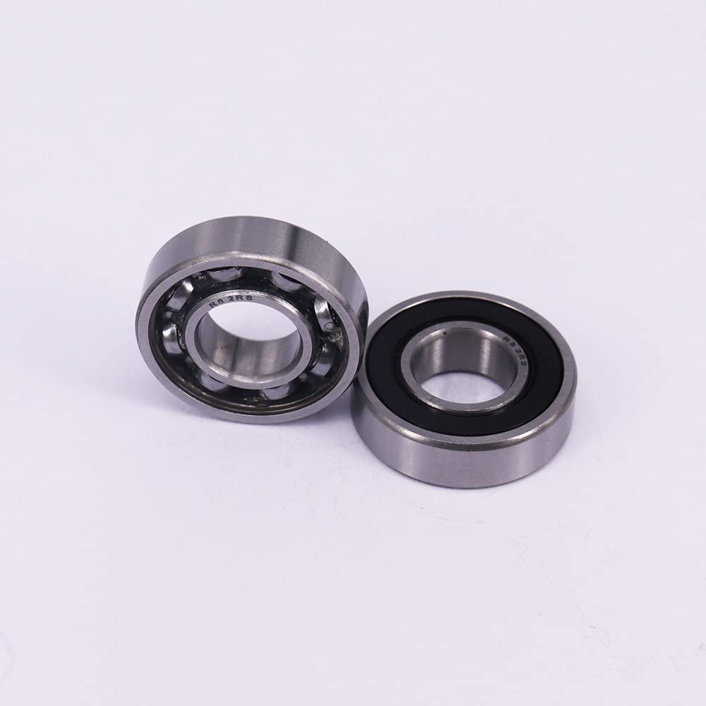 10PCS R8-2RS Ball Bearing Double-Sided Seal 1/2x1-1/8x5/16 Suitable for Motor, Wheelchair Front Foot Wheel Fork