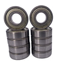 KYDE 10 Pcs 6202ZZ Double Metal Seal Bearings 15x35x11mm, Pre-Lubricated and Stable Performance Deep Groove Ball Bearings.…