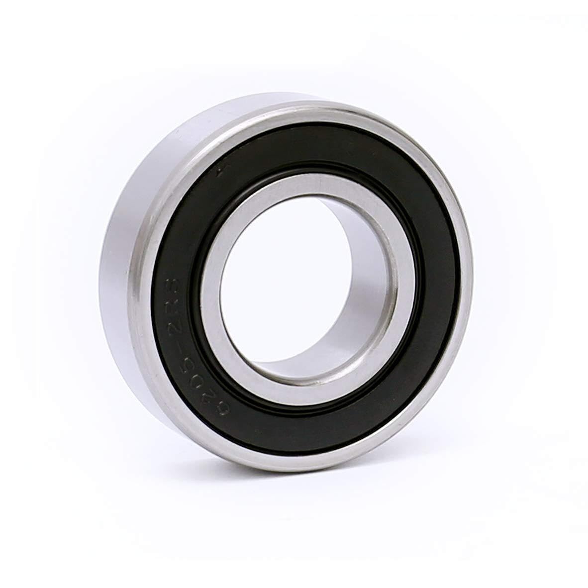10 Pack 6205-2RS Double Rubber Seal Bearing 25x52x15mm,Pre Lubricated,Stable Performance,Cost Effective, Deep Groove Ball Bearings…