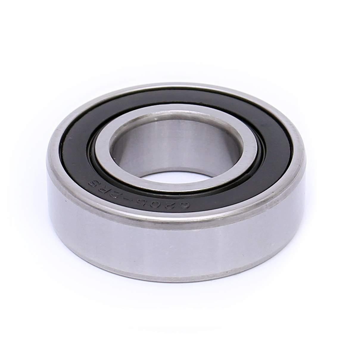 10 Pack 6205-2RS Double Rubber Seal Bearing 25x52x15mm,Pre Lubricated,Stable Performance,Cost Effective, Deep Groove Ball Bearings…