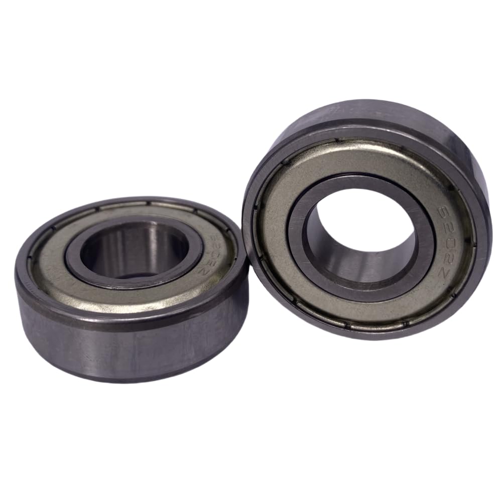 10 Pcs 6202ZZ Double Metal Seal Bearings 15x35x11mm, Pre-Lubricated and Stable Performance Deep Groove Ball Bearings.…