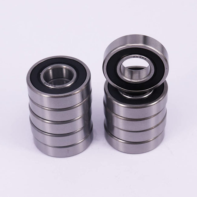 KYDE 10PCS R8-2RS Ball Bearing Double-Sided Seal 1/2x1-1/8x5/16 Suitable for Motor, Wheelchair Front Foot Wheel Fork Hover Image