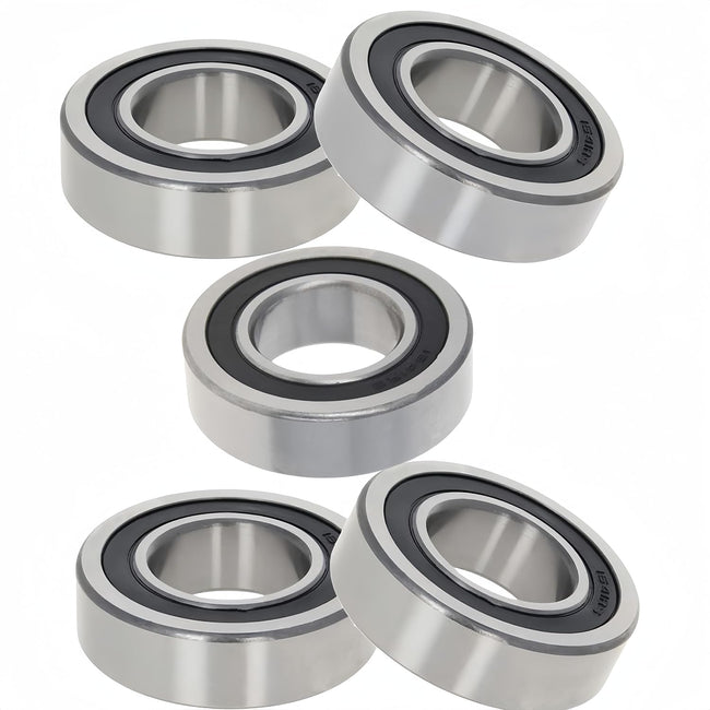 KYDE 5Pcs Deep Groove Bearings 1''x2''x9/16'' Double Seales Bearing Chromium Bearing Steel GCr15 Roller Bearing for Scooters Elevators Robotics - KYDE Bearing Hover Image