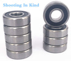 KYDE 10PCS R4-2RS 1/4"x5/8"x0.196" Double Sealed Ball Bearing