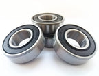 KYDE 4 PCS Bearing 5/8" IDx 1-3/8" ODx .433" Thick 99502H-2RS Double Rubber Sealed Bearings for Go Kart, Mini Bikes, Lawn Mower, Wheels 48224 Lawn Mower Sealing Spindle Table Bearing