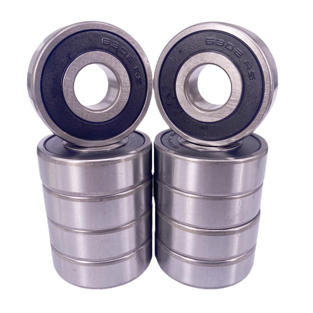 10 PCS 6302-2RS N127530 Miter Saw Bearing 15x42x13mm Replacement Part for DeWalt DW708, DW716, DW717, DW718, DWS780 Miter Saw