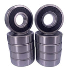 KYDE 10 PCS 6304-2RS 20x52x15mm Ball Bearing Double Rubber Seal Bearings Replacement for Pool Motor Bearings, Snowmobile,Yamaha Roadstar Rear Wheel, Lawn Mower Deck Spindle…