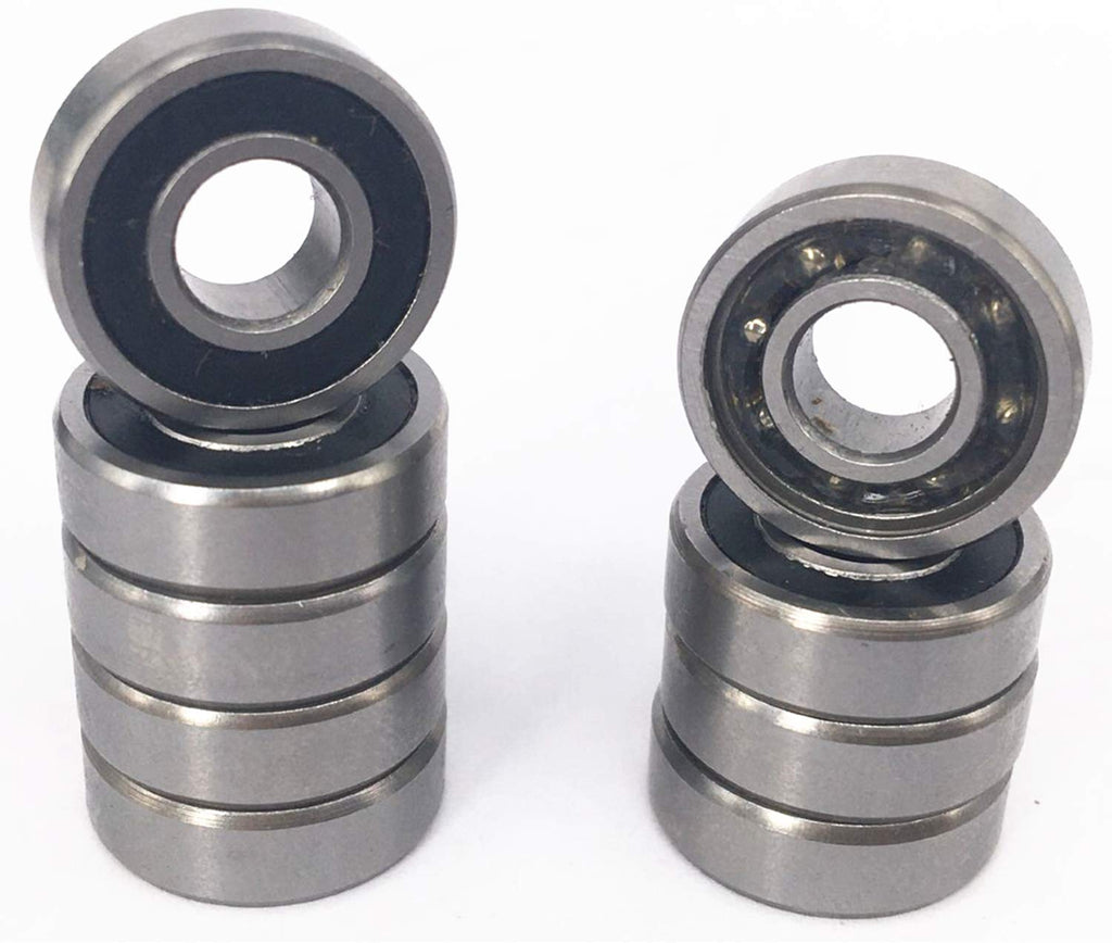 10PCS R4-2RS 1/4"x5/8"x0.196" Double Sealed Ball Bearing