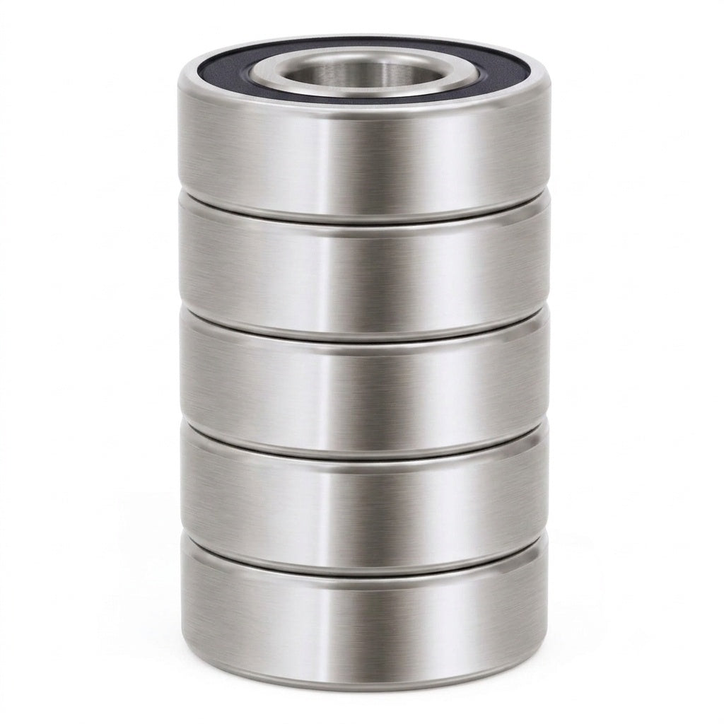 KYDE 5 PCS 62301-2RS Deep Groove Ball Bearing (12x37x17mm)- Premium Sealed Replacement for Electric Motors, Power Tools & Precision Gear Drives