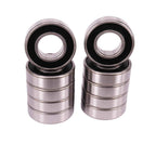 KYDE 10 Pcs 6200-2RS Double Rubber Seal Bearings 10x30x9mm, Pre-Lubricated and Stable Performance, Deep Groove Ball Bearings.…