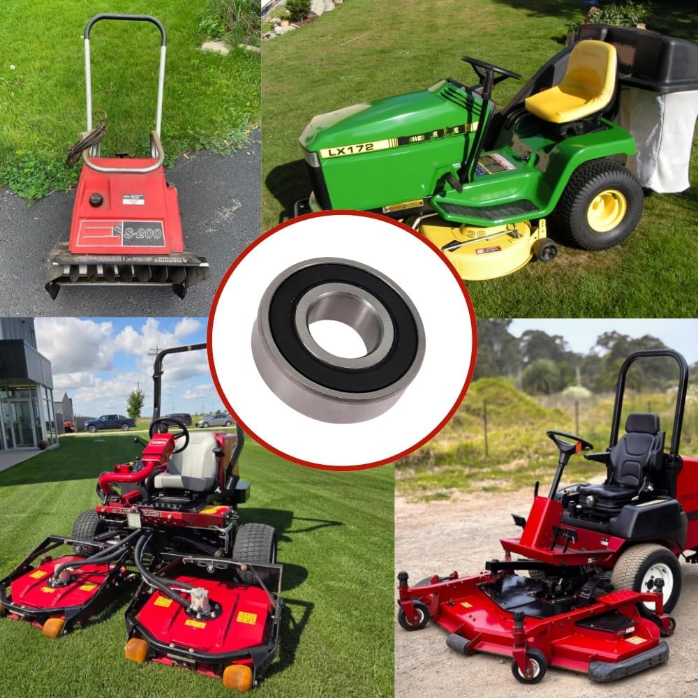 10 Pcs 6203-2RS Pool Motor Bearings 17x40x12mm Replacement for Pentair Whisperflo Pool Pump 10000353, 1011956-001, 203LL,604005-001, 604005001,5270-31