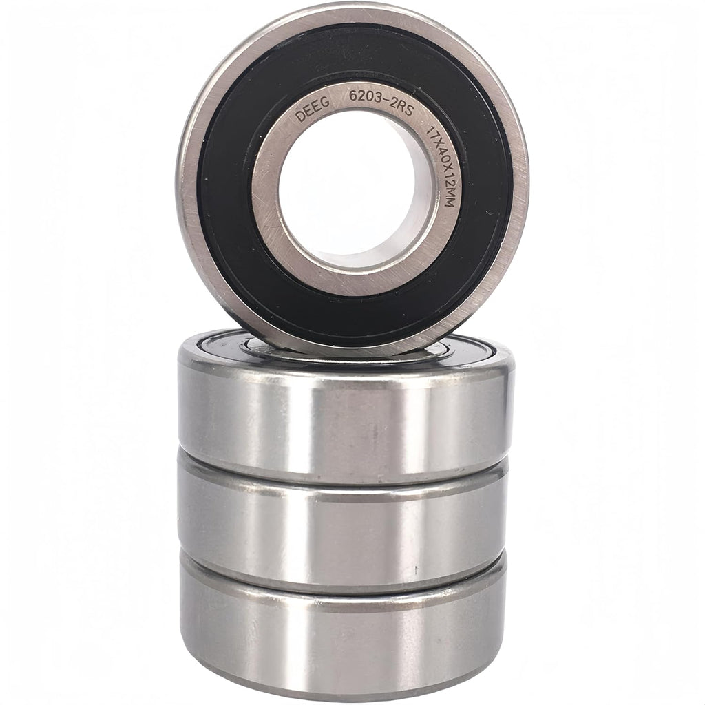 10 Pcs 6203-2RS Pool Motor Bearings 17x40x12mm Replacement for Pentair Whisperflo Pool Pump 10000353, 1011956-001, 203LL,604005-001, 604005001,5270-31