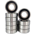 KYDE 10 Pcs 6203-2RS Pool Motor Bearings 17x40x12mm Replacement for Pentair Whisperflo Pool Pump 10000353, 1011956-001, 203LL,604005-001, 604005001,5270-31