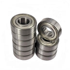 KYDE 10PCS 6203ZZ Double Metal Seal Bearings 17x40x12mm, Pre-Lubricated and Stable Performance Deep Groove Ball Bearings