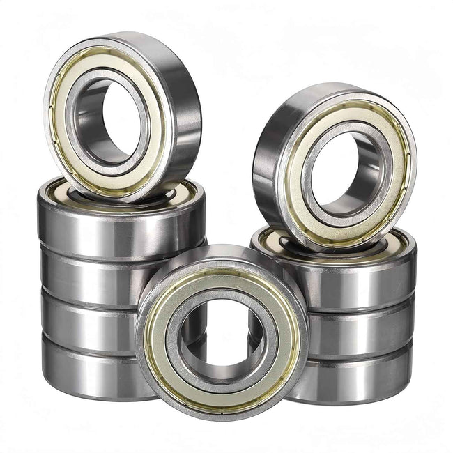 KYDE 10 PCS 6206ZZ Deep Groove Ball Bearings, ID 30mm x OD 62mm x Width 16mm Double Metal Shielded Ball Bearing Hover Image