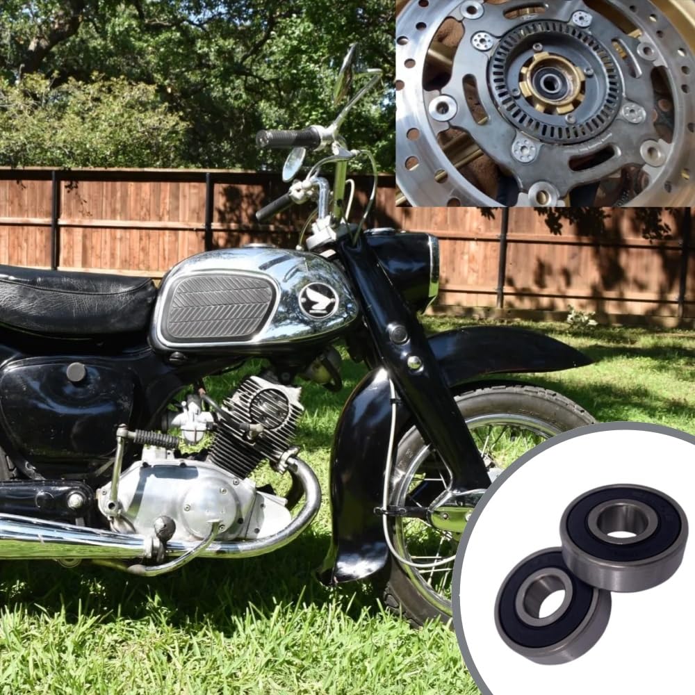 10 PCS 6201-2RS Ball Bearing 12mm x 32mm x 10mm Double Sealed 180201 Deep Groove Bearings Chrome Bearing Steel 6201RS C3