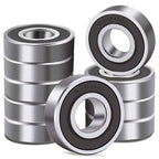KYDE 10 PCS 6204RS Bearings 20mm x47mm x14mm 6204-2RS C3 High Speed Double Sealed Deep Groove Bearings