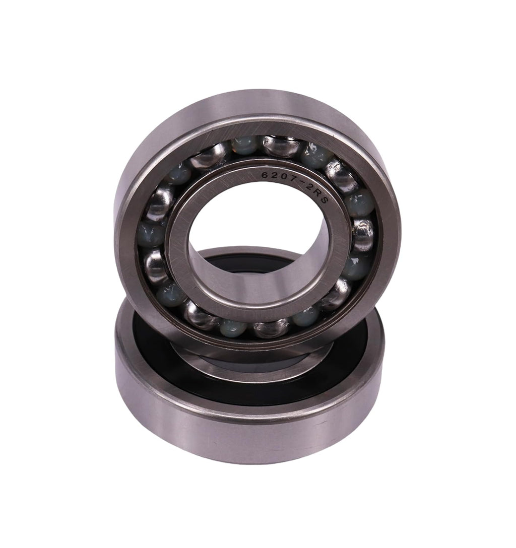 10 Pcs 6207-2RS Double Rubber Seal Bearings 35x72x17mm Deep Groove Ball Bearings for Hay Mower,Maytag Neptune 4400 Series Washer…