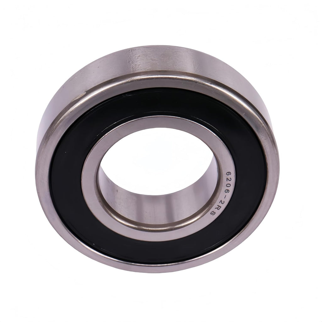 10 PCS 6206-2RS Double Rubber Seal Bearings 30x62x16mm C3 Pre-Lubricated and Stable Performance Deep Groove Ball Bearings