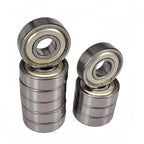 KYDE 10pcs 6201ZZ 12x32x10mm 6201Z 6201 Deep Groove Ball Bearings Low Noise Double Shielded Bearing Steel Bearing…