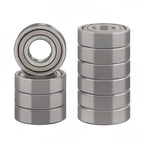 KYDE 10 Pcs 6202ZZ Double Metal Seal Bearings 15x35x11mm, Pre-Lubricated and Stable Performance Deep Groove Ball Bearings.…