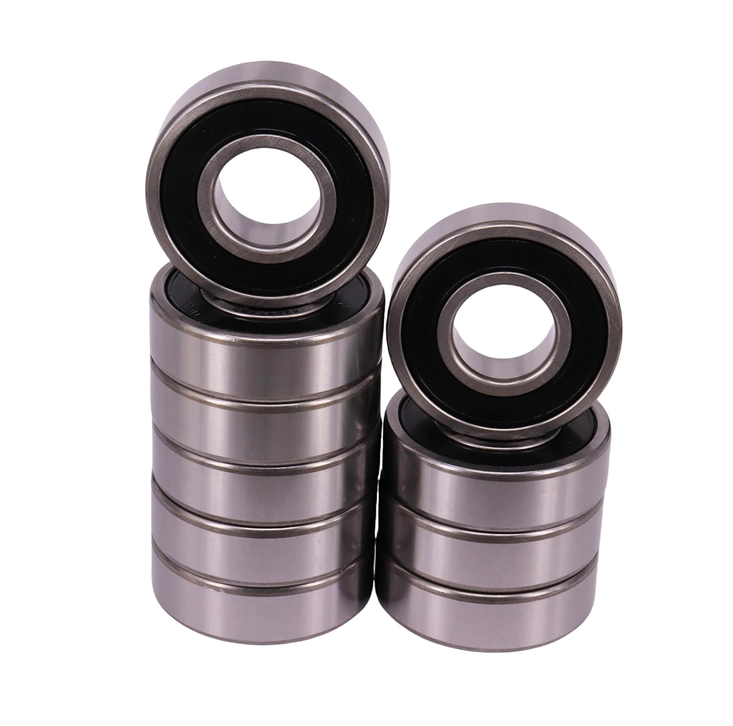 10 Pcs 6200-2RS Double Rubber Seal Bearings 10x30x9mm, Pre-Lubricated and Stable Performance, Deep Groove Ball Bearings.…