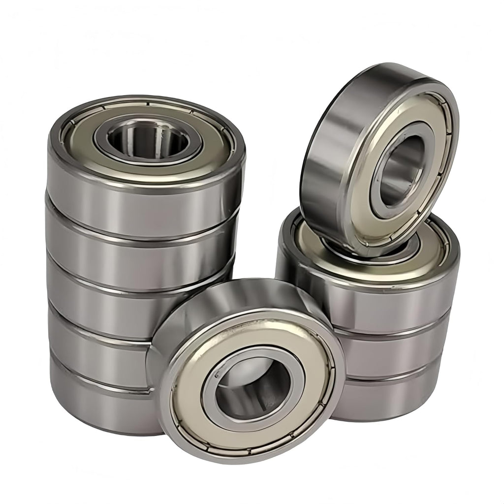 10 PCS 6206ZZ Deep Groove Ball Bearings, ID 30mm x OD 62mm x Width 16mm Double Metal Shielded Ball Bearing
