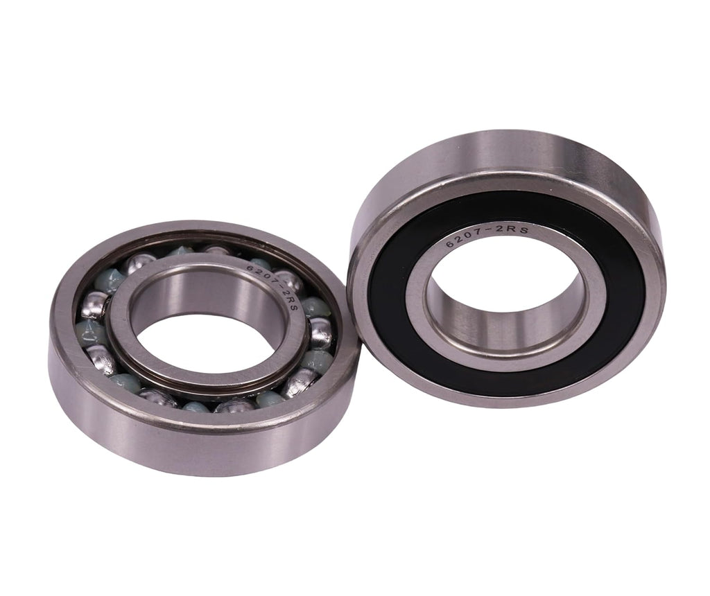 10 Pcs 6207-2RS Double Rubber Seal Bearings 35x72x17mm Deep Groove Ball Bearings for Hay Mower,Maytag Neptune 4400 Series Washer…