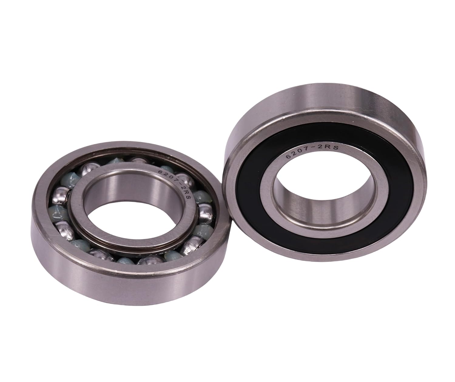 10 Pcs 6207-2RS Double Rubber Seal Bearings 35x72x17mm Deep Groove Ball Bearings for Hay Mower,Maytag Neptune 4400 Series Washer…