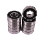 KYDE 10 Pcs 6200-2RS Double Rubber Seal Bearings 10x30x9mm, Pre-Lubricated and Stable Performance, Deep Groove Ball Bearings.…