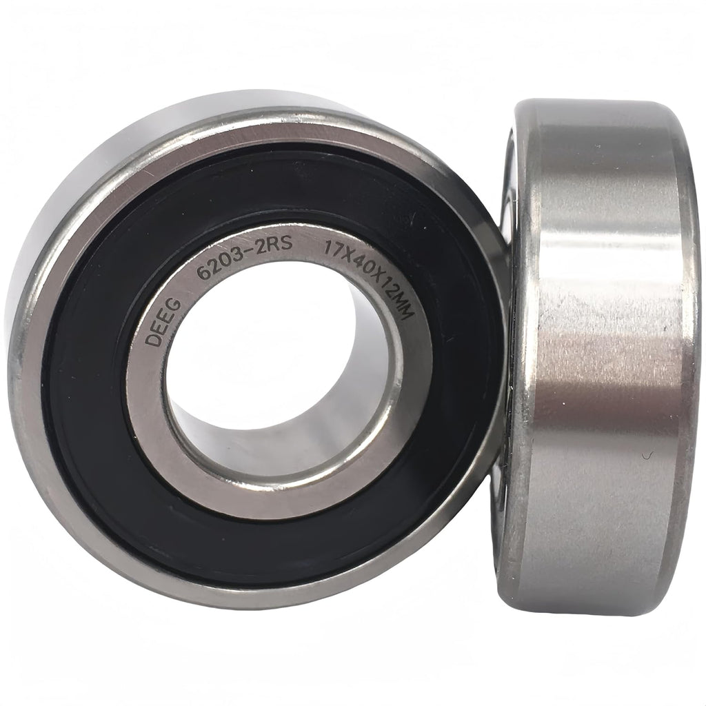 10 Pcs 6203-2RS Pool Motor Bearings 17x40x12mm Replacement for Pentair Whisperflo Pool Pump 10000353, 1011956-001, 203LL,604005-001, 604005001,5270-31