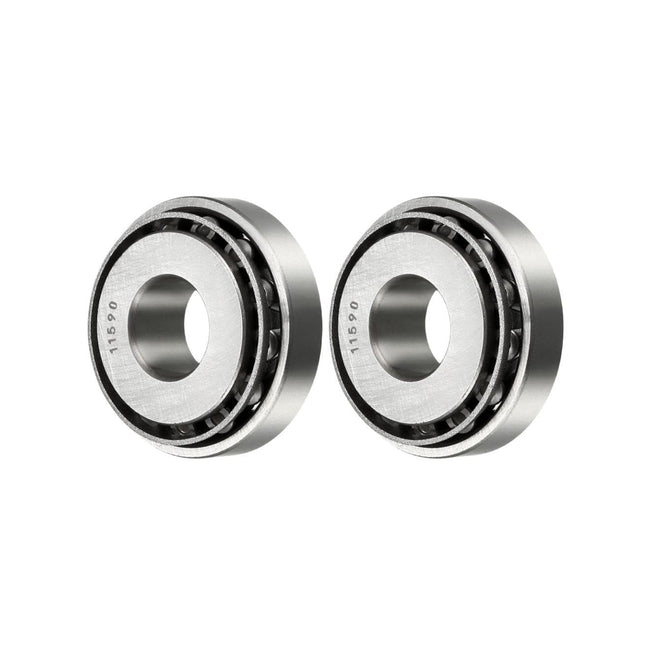 2 PCS Wheel Bearings SET61 - 11590/11520 - ID 0.6250" x OD 1.6875",Tapered Roller Bearings Cup and Cone Set Harley Davidson 47521 - 74 Swing Arm Bearing… - KYDE Bearing Hover Image