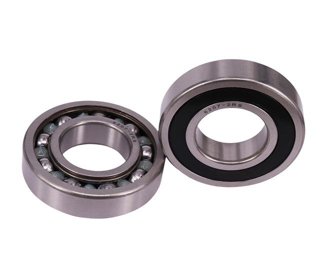 KYDE 2 Pcs 6207-2RS Double Rubber Seal Bearings 35x72x17mm Deep Groove Bearing Main Image