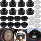KYDE 24 PCS 7 - 141 Body Cab Mount Bushing Kit Replacement 68106 68107 1163 Polyurethane Body Cab Mounts & Washers for 99 - 14 Chevy Silverado GMC Sierra 1500/2500 2WD/4WD - KYDE Bearing