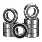 KYDE 10 PCS 6206-2RS Double Rubber Seal Bearings 30x62x16mm C3 Pre-Lubricated and Stable Performance Deep Groove Ball Bearings