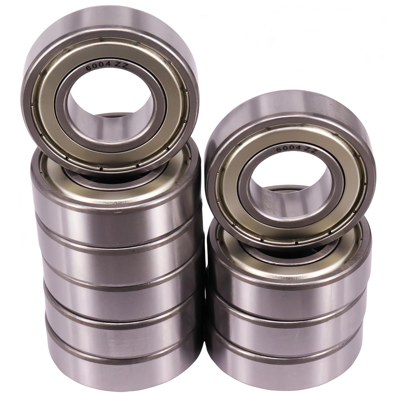 10-Pack 6004ZZ Deep Groove Ball Bearing 20x42x12mm Double Shield Ball Bearings