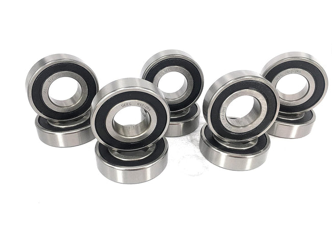 KYDE 10PCS R12 2rs baeing3/4 x1-5/8x7/16 Double Rubber Sealed Ball Bearing Main Image
