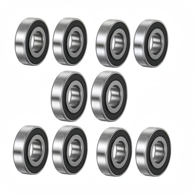 KYDE 10 PCS 16001 - 2RS Deep Groove Ball Bearing12mm x 28mm x 7mm Hign Carbon Chrome Steel Double Rubber Sealed Bearing… - KYDE Bearing Hover Image