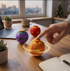 KYDE 3-Pack KYDE HelixCore Twist Sphere Fidget Toy - Hypnotic Gear Spinner for Anxiety Relief, Focus & Gift