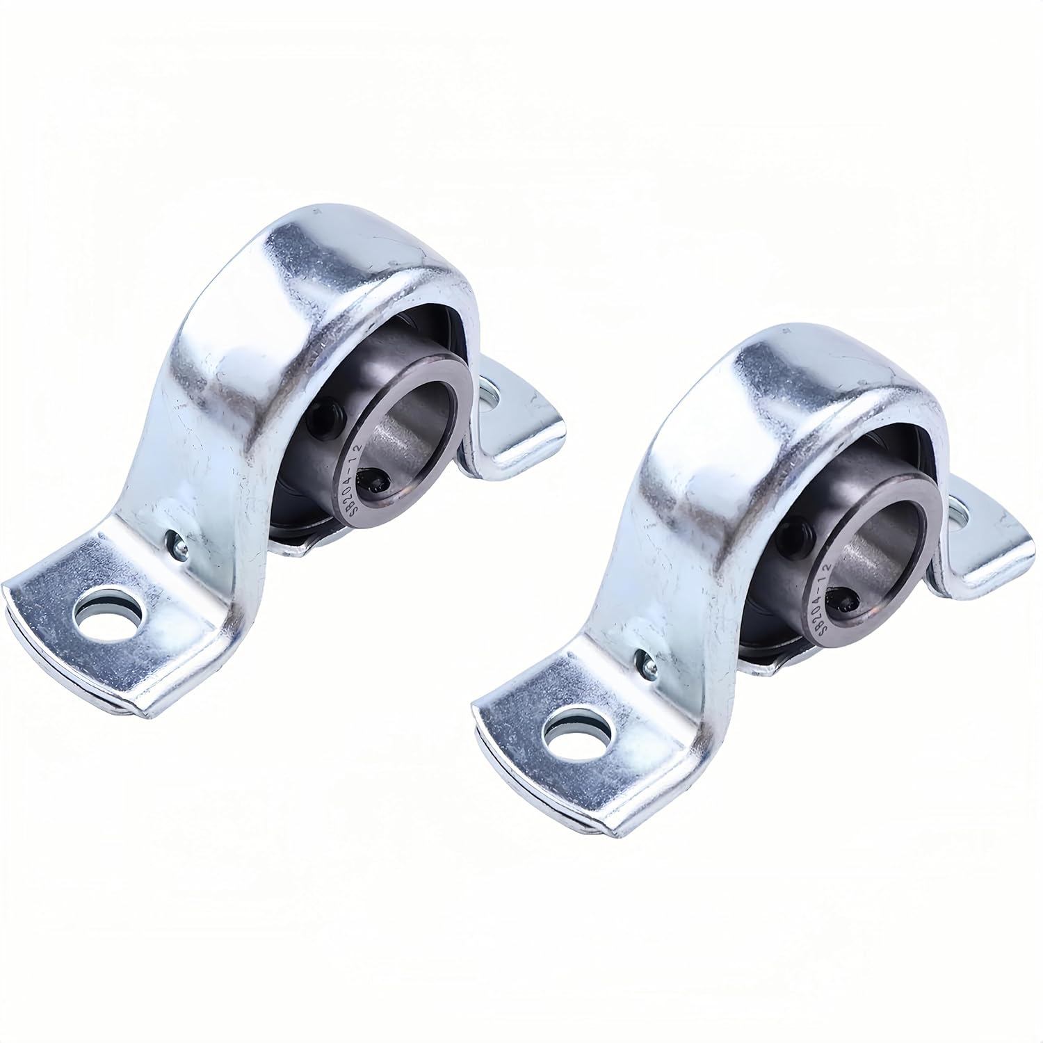 KYDE 2 PCS New SB204 - 12 SBPP204 - 12 3/4" Set Screw Pressed Steel Pillow Block Bearing BPP204 - 12 BPR4 - 12 SSPS - 112 ASPP204 - 012 - KYDE Bearing