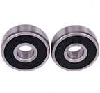 KYDE 2 Pack 6301 - 2RS High - grade rubber sealed ball bearings C3 12x37x12,6301 2RS 6301rs - KYDE Bearing