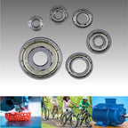 KYDE 36 PCS Ball Bearings Kit - 698ZZ 608ZZ 628ZZ 6903ZZ 6003ZZ 6203ZZ Double Metal Shielded Deep Groove Bearings, High Carbon Steel for Wheel Skateboards Motor 3D Printing - KYDE Bearing