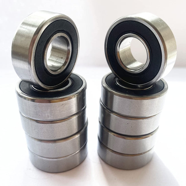 KYDE 10 PCS 1616-2RS bore 1/2 inch X 1-1/8 X 3/8 Sealed Ball Bearings Main Image