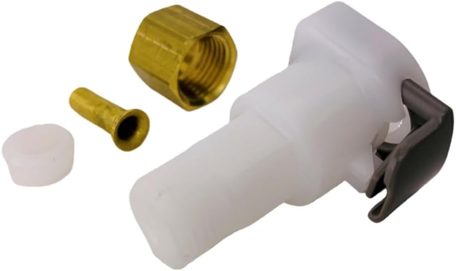 KYDE 43103C 1/4" Quick Connect Fitting Kit Compatible with Whirlpool Hot Water Tank HWT - 0,SST,HOT100,HOT150, HWT - HP,HWT - 300,HWT - 200,HWT1300,Replacement for 44726A,44726E,Leak - Free RO System Connector - KYDE Bearing