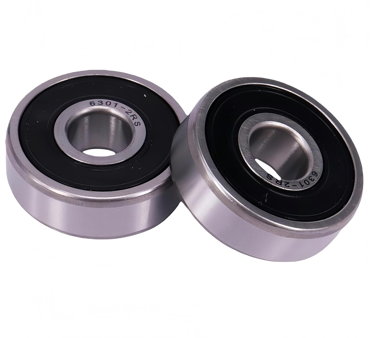 KYDE 2 Pack 6301 - 2RS High - grade rubber sealed ball bearings C3 12x37x12,6301 2RS 6301rs - KYDE Bearing